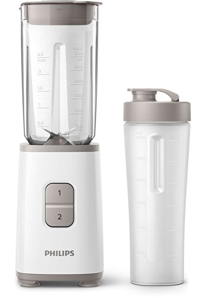 Philips Essential Series Collection 350 W Smoothie Blender, Mini, Beyaz