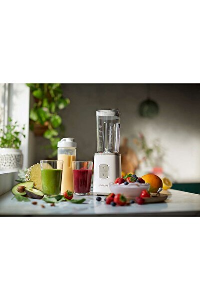 Philips Essential Series Collection 350 W Smoothie Blender, Mini, Beyaz