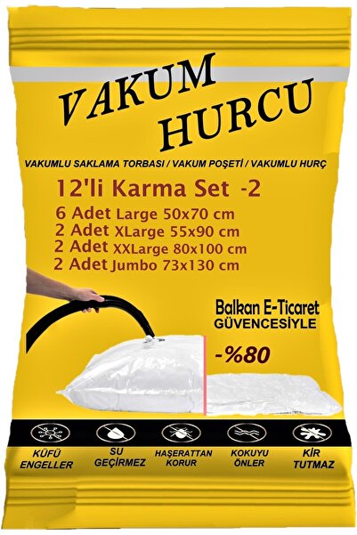 Genel Markalar 20'li Karma Set-2 Vakumlu Hurç - Vakumlu Poşet -