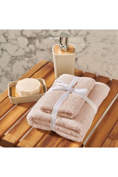Nuvomon Powder Towel Set of 2 - 30x50 Cm 50x80 Cm