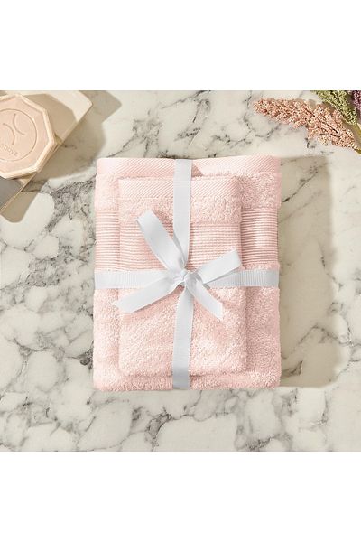 Nuvomon Powder Towel Set of 2 - 30x50 Cm 50x80 Cm