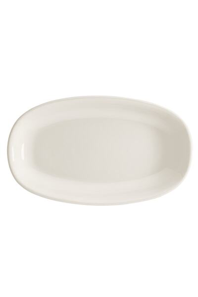 BONNACC Bonna Porcelain 6-Piece Gourmet Oval Boat Plate 19 Cm