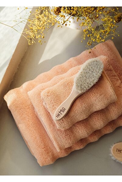 The Mia Fine Cotton Terracotta Face Towel 90x50 Cm