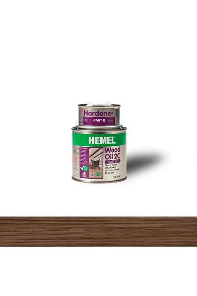 Hemel 15741 Wood Oil 2c Ahşap Için Doğal Yağ 300ml Chocolate