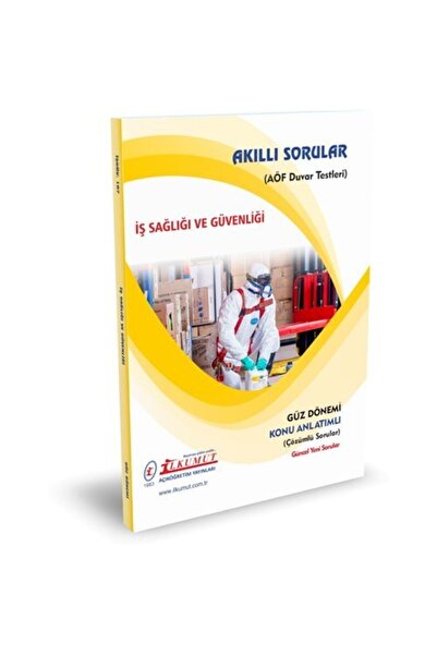 İlkumut Yayınları Aöf Iş Sağlığı Ve Güvenliği Konu Özetli Akıllı Sorular 2023...