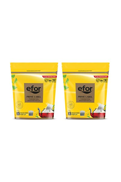 EFOR ÇAY Efor Demlik Poşet Çay Jumbo Prime Label 30gr 35 Li X 2 Adet