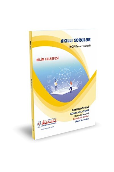 İlkumut Yayınları 2025 Aöf Bilim Felsefesi Konu Özetli Akıllı Sorular Güncel