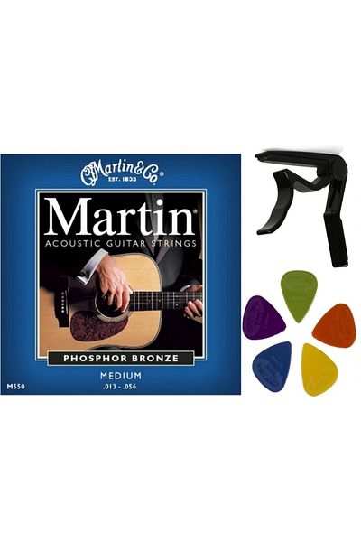 Martin M550 Phosphor Bronze Medium 13 Acoustic Set Wire Set of 3