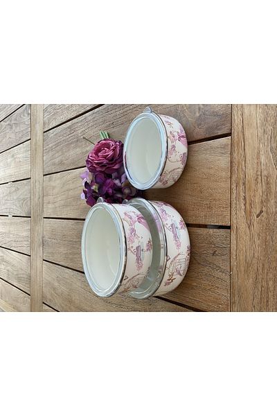 Ezem Zs108 Enamel Ballerina 3-Piece Storage Container