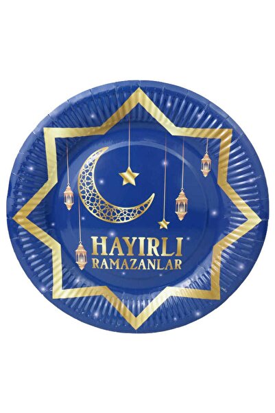 Huzur Party Store 8 Li Ramazan Bayramı Karton Tabak Hayırlı Ramazanlar Baskıl...