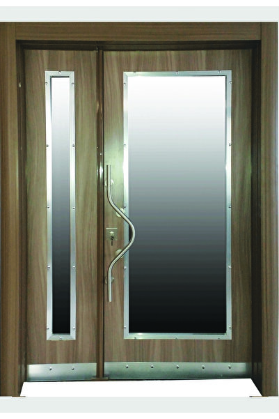 Tezdoor Çelik Kapı Fiyatları Eskitme Model Apartman Giriş Kapısı, Dış Mekan Çelik Kapı Sağ Açılım