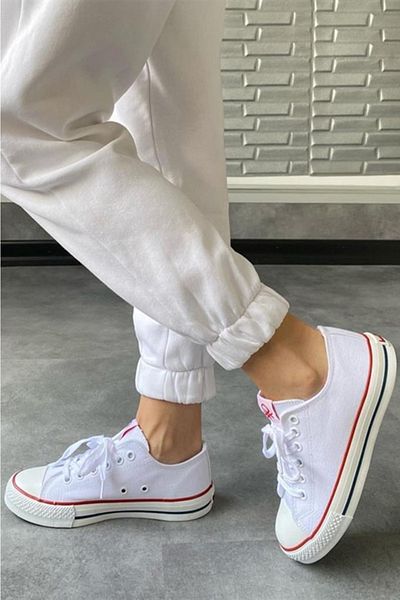 Benetton Bn-30196 Pantofi pantofi dama alb 36-40