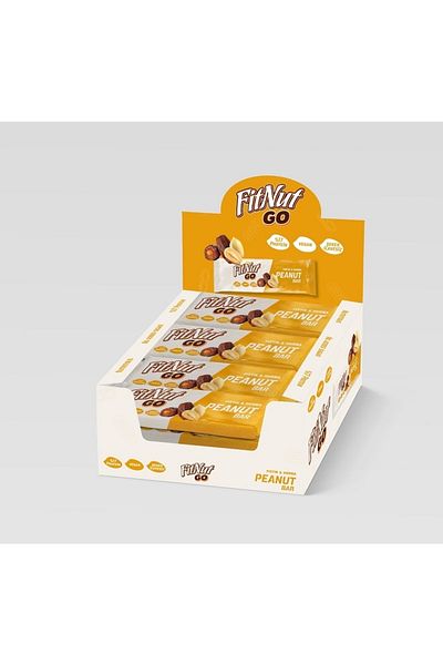 FitNut Peanut Bar - 12 Pieces X 30 Gr (Dattel Juicy Peanut Bar)