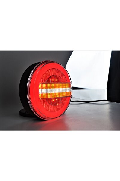 NETOTOMARKET Hamburger Stop Lambası Neon Ledli Dinamik Sinyalli 5 Fonksiyonlu 12 Volt
