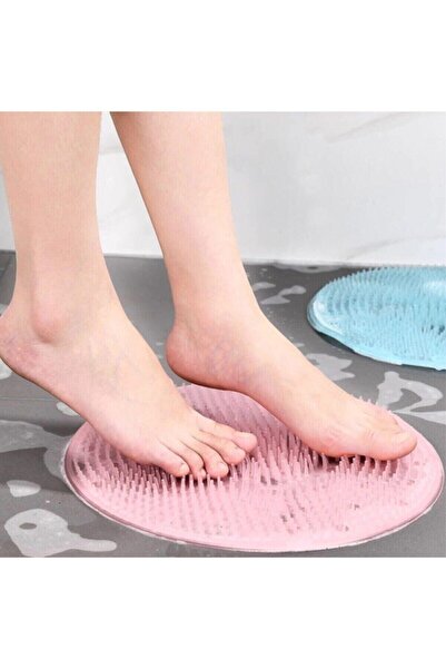 Kitchen Beauty Vantuzlu Masaj Pedi Sırt Ayak Kesesi Yıkama Aleti Banyo Fırças...
