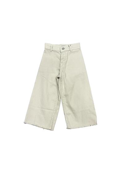 Escabel Pantaloni largi din gabardină cu talie înaltă pentru fete