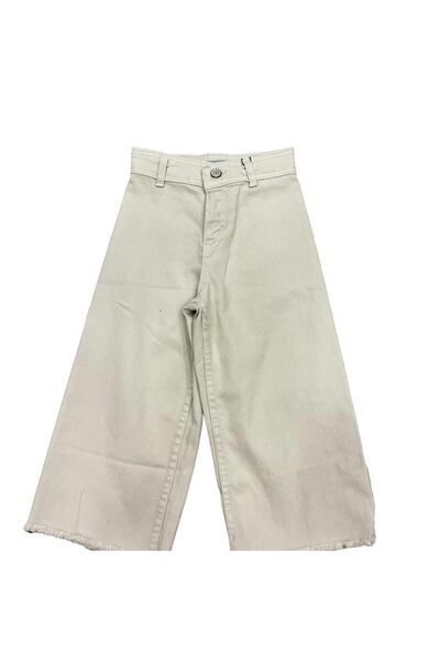 Escabel Pantaloni largi din gabardină cu talie înaltă pentru fete