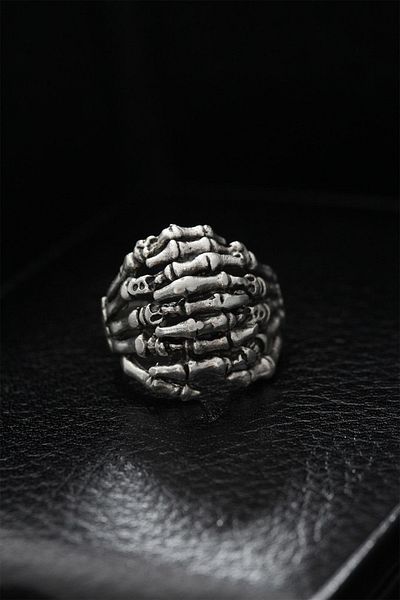 modalem Adjustable Skeleton Hand Model Men's Ring - Lisinya