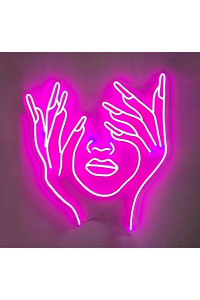 dekoraven Tırnaklar Güzellik Salonu Manikür Pedikür Kuaför Neon Led Tabela(40...