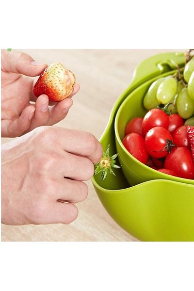 fpstarstore Multi-Purpose 360 Degree Rotatable Kitchen Strainer Screen with Practical Chamber (4767) - Lisinya