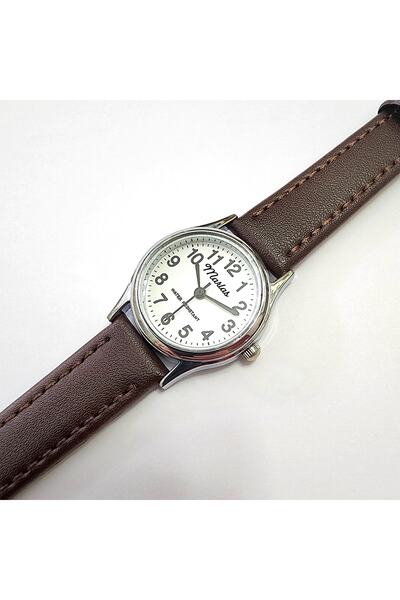 Marlas Retro Kadın Kol Saati Vintage Tasarım Gümüş Renk Kayışlı Ikonik, Minimal