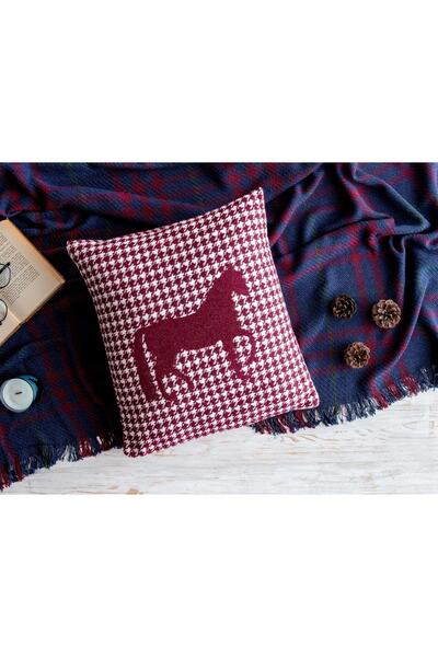 Madame Coco Husă de pernă decorativă Faite - Roșu-bej