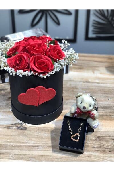 Masalsı Concept 14 Şubat Sevgililer Günü Hediyesi Minik Ayıcık Anahtarlık Kal...