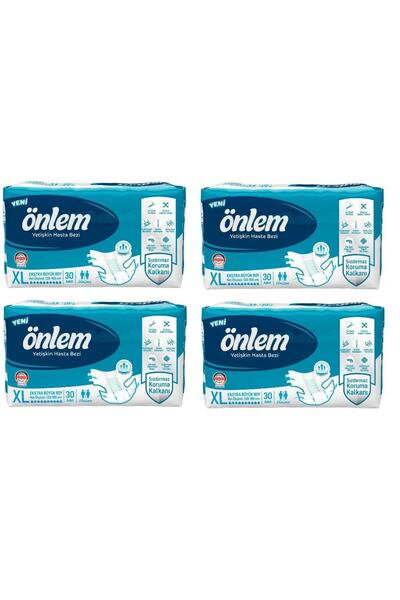 ÖNLEM Belbantlı Yetişkin Ekonomik Hasta Bezi 30'lu Ekstra Büyük Boy (xlarge) / 4 Adet