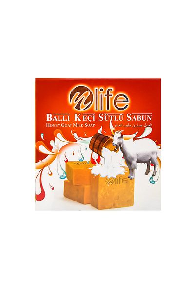 NLife صابون حليب الماعز بالعسل الطبيعي 140 جرام