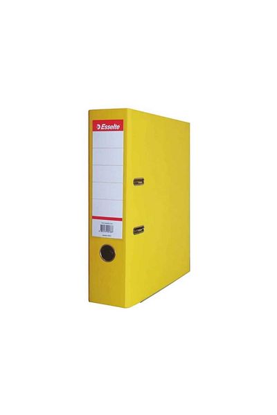 Esselte Plastic Colored Folder Wide 24 Pieces Yellow