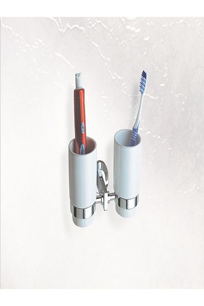 STARAX Double Porcelain Toothbrush Holder (DREAM SERIES)