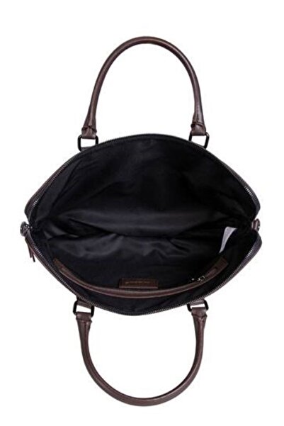 BYZ -243 Crocodile Brown Laptop Briefcase with Shoulder Strap 41x28x5 Cm