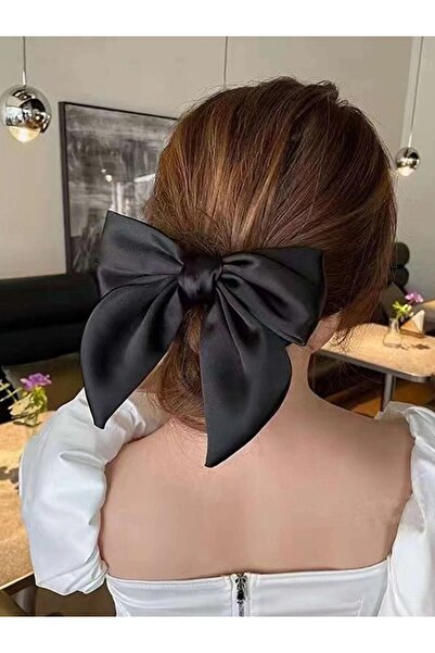 CSR AKSESUAR Velika satenska mašna sa kopčom