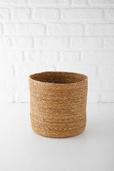 ANJEAHOME Stella Natural Wicker Basket - 25X26