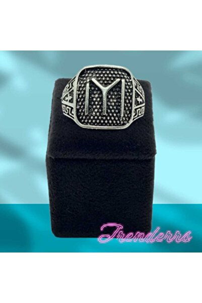 Trenderrs Erkek 925 Ayar Antik Gümüş Kaplama Ayarlanabilir Kayı Boyu Modelli ...