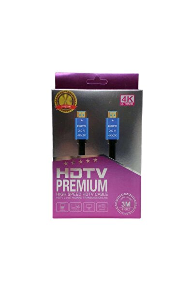 4k 60 Hz 3 Metre Hdmı Hdtv Premıum Kablo
