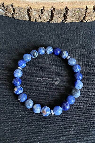 Peridona سوار من الحجر الطبيعي من حجر سوداليت، إبداع الذاكرة