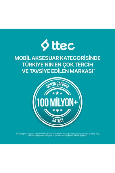 Ttec 2dk7508gr Iphone Orjinal Şarj/data Kablosu Gri