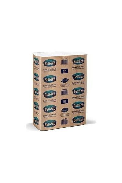 BELLEZA Standard Z Fold Paper Towel Dispenser Fold 150 Sheets 20.5x21.5 Cm X 12