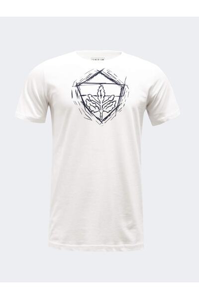 Fenerbahçe Erkek Tribün Sketch Logo Tshırt