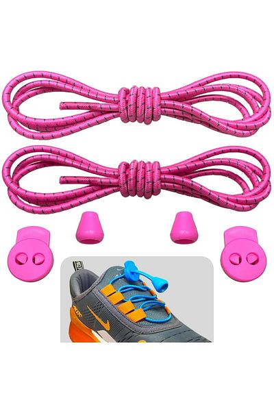 ipekbazaar 1 Pair Fuchsia Smart Laces