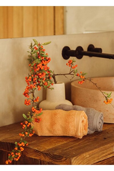 The Mia Fine Cotton Terracotta Hand Towel 50x30 Cm