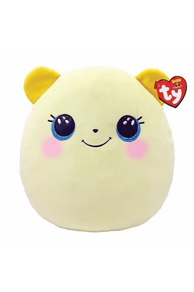 TY Beanie Boos Ty Buttercup الدب الأصفر الإسفنجي 35 سم