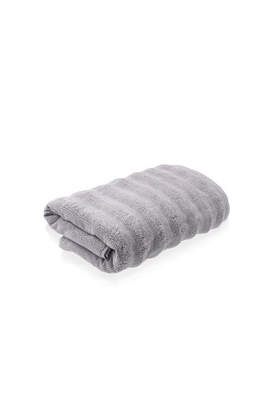 The Mia Fine Cotton Gray Bath Towel 140x70 Cm