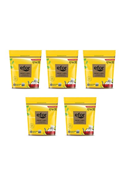 EFOR ÇAY Efor Demlik Poşet Çay Jumbo Prime Label 30gr 35 Li X 5 Adet