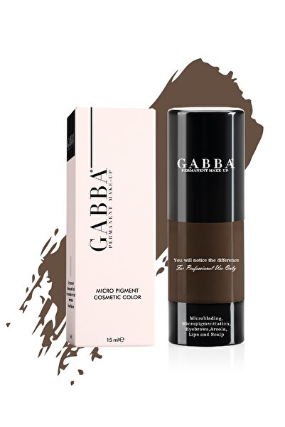GABBA PERMANENT MAKE-UP 219-coco Brown-microblading Kaş Pigmenti - Kalıcı Mak...