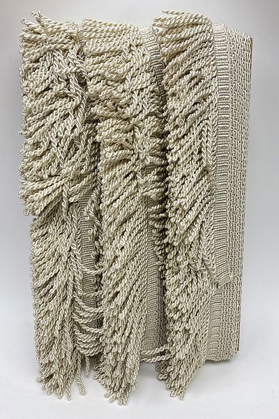 Hobigram Cream Twisted Bouillon Fringe Tassel Ribbon – Special Design, Accessory, Quality Production, Eye-Catching Style –