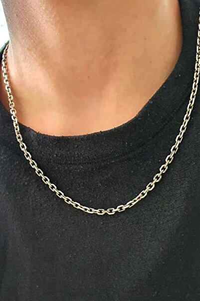 OSESHOP Gümüş Erkek Zincir Kolye 65 Cm