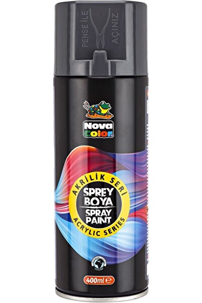 Nova Color Akrilik Sprey Boya Gri 400ml