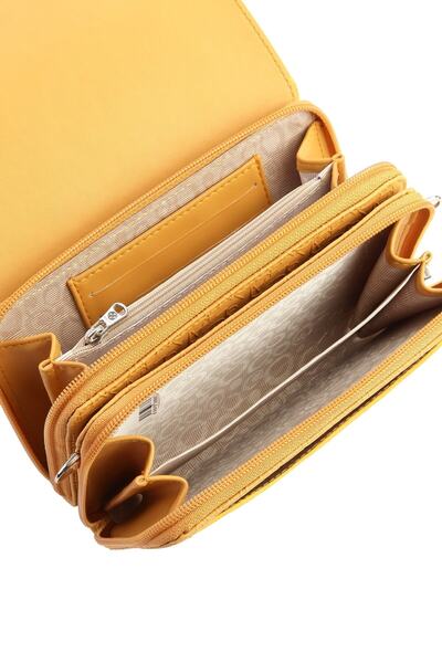 CENGİZ PAKEL Luna 65263g Model Women's Shoulder Bag - Mustard